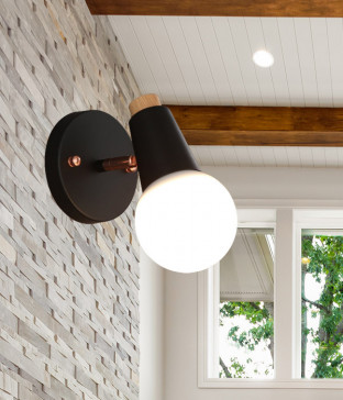 샤샤 인테리어 벽부등 벽무드등 (블랙 화이트)